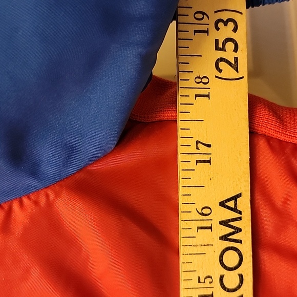 Vintage 70's Sportscaster Blue, Red Ski Jacket & Overall Bootcut  (READ FLAW)M 6 - Picture 5 of 16